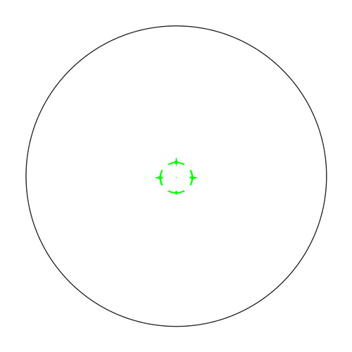 Vector Optics - Prismenvisier Paragon 1x18 X-Mini - Schwarz - SCPS-M10