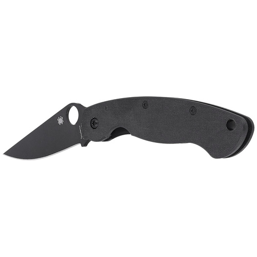 Spyderco - Military™ Modell G-10 Schwarz / Schwarz Klinge Messer - C36GPBK