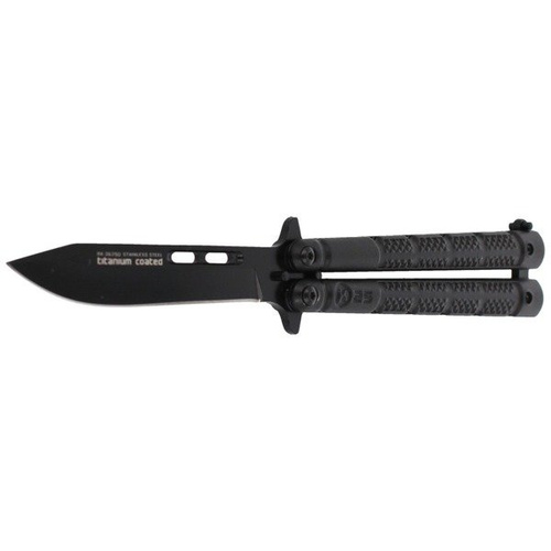 K25 - Klappmesser Balisong Titan-Beschichtung - 36250