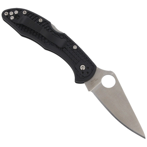 Spyderco - Delica® 4 FRN flach geschliffen schwarz Messer - C11FPBK
