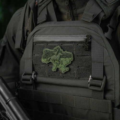 M-Tac – Cossack Ukraine Patch – PVC 3D – Horse Charge – Oliv – 51349001