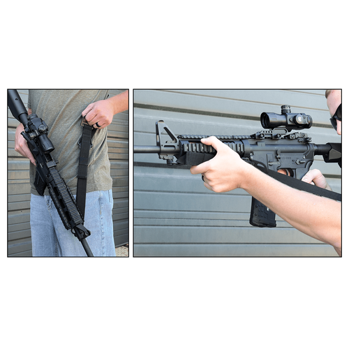 UTG - Bungee Sling QD Gun Sling - 1-Punkt - Schwarz - PVC-GB507B