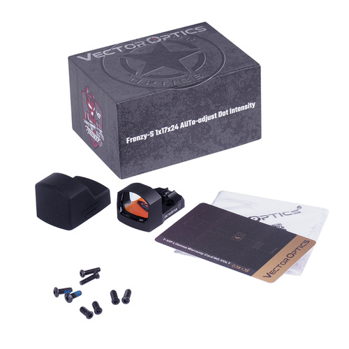 Vector Optics - Rotes Zielfernrohr Frenzy-S 1x17x24 - 3 MOA - Schwarz - SCRD-52