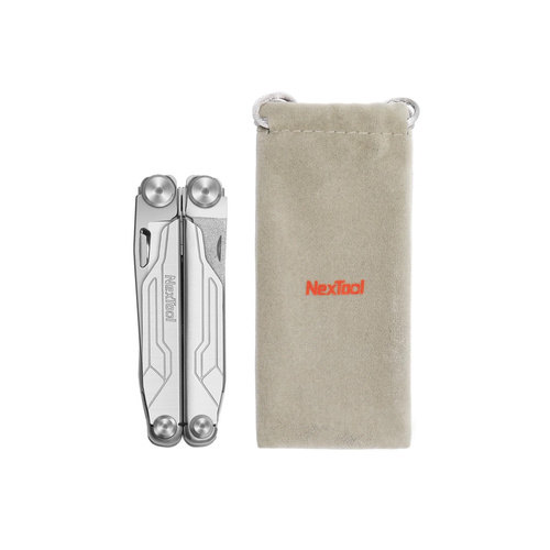 NexTool - Multitool Flaggschiff Kapitän - 19 Werkzeuge - Silber - NE20214