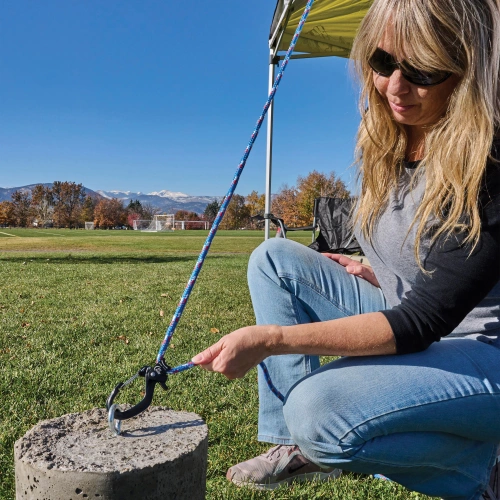 Nite Ize - Seilspanner CamJam mit SlideLock - Aluminium - Klein - Schwarz - CJSLS-01-R3