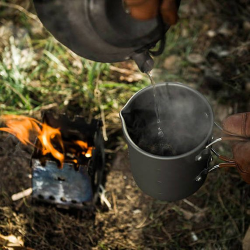 Helikon - CAMP French Press Tourist Kaffeetasse - 600 ml - TK-FPC-AL