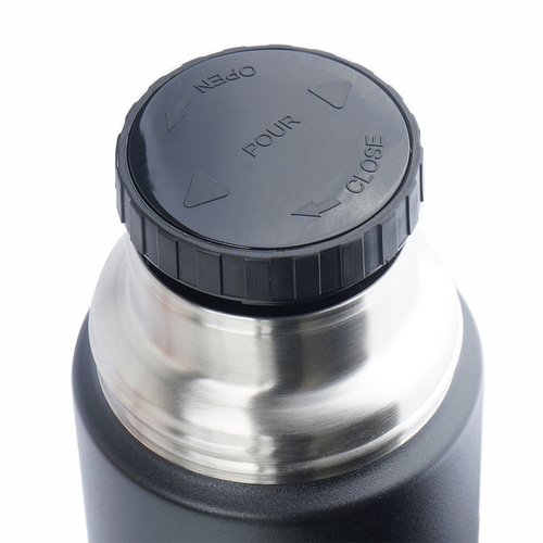 Rockland - Stahlthermoskanne Helios - 700 ml - Schwarz - 95