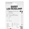 Falcon Eye - Stirnlampe Quest - 415lm - USB-C - Wiederaufladbar - Dual Power System - Grau - FHL0035