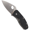 Spyderco - Ambitious G-10 Schwarz Plain Klappmesser - C148GP
