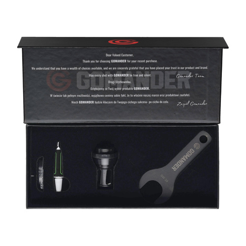 Gomander - Helix Flammenkompensator - 5,56 mm - 1/2x28 UNEF-5 - Schwarz - TB0.9613