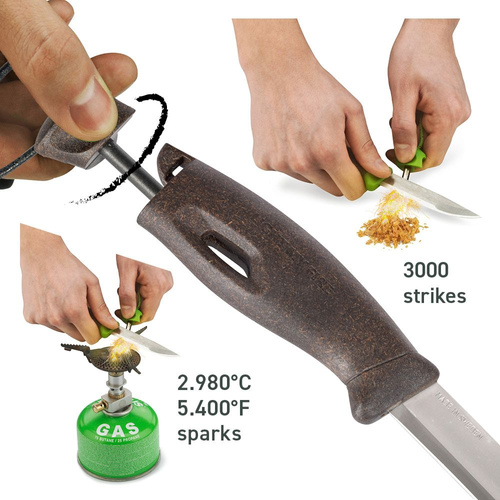 Light My Fire - Schwedisches Überlebensmesser FireKnife BIO - Grün - 2121113110