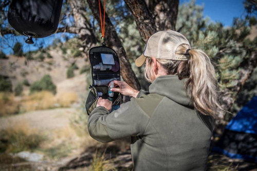 Helikon - Reise-Toilettenbeutel - Schwarz / Orange - MO-TTB-NL-2401A