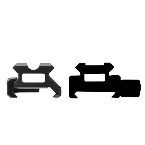 Leapers - Riser UTG Super Slim 3 Schlitz - 0.5" - Schwarz - MT-RSX5S