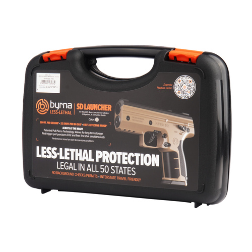 Byrna - Gummi- und Pfefferkugeln RAM Pistole Byrna SD - .68 - CO₂ - Tan - SK68300-TAN