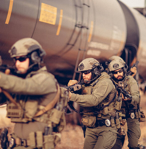 Helikon - Doppeltes horizontales Etui - MultiCam / Schwarz - MO-GDH-CD-0C