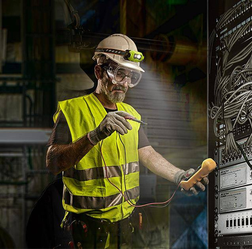 Fenix - LED-Stirnlampe WH23R - 600 lm - Gelb - WH23R