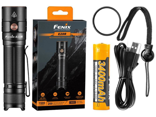 Fenix - Wiederaufladbare LED-Taschenlampe E28R - 1500 lm