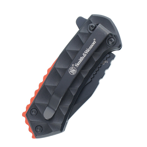 Smith&Wesson - Klappmesser 24/7 - 8Cr13MoV - Clip Point - Schwarz - 1208417