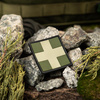 M-Tac - Medic Cross Square 3D PVC Patch - Olive - 51124001