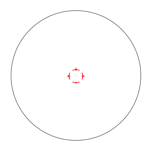 Vector Optics - Prismenvisier Paragon 1x18 X-Mini - Schwarz - SCPS-M10