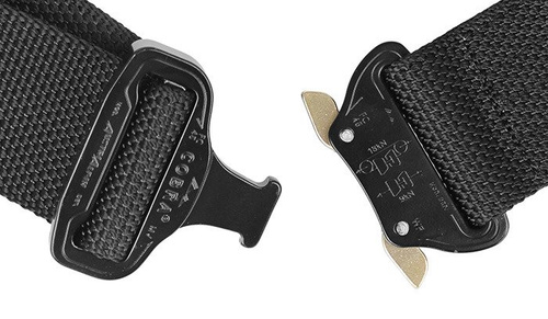 Bajonett - THIRDLINE Gürtel - AustriAlpin COBRA-Schnalle 9kN - 45 mm - Schwarz