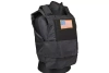 GFC Tactical - Tactical Personal Body Armor Vest - Schwarz - GFT-18-000367