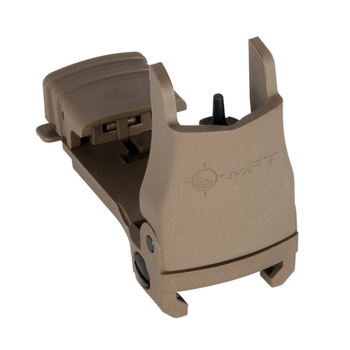 MFT - Back Up Polymer Flip Up Frontvisier - Scorched Dark Earth - BUPSWF-SDE