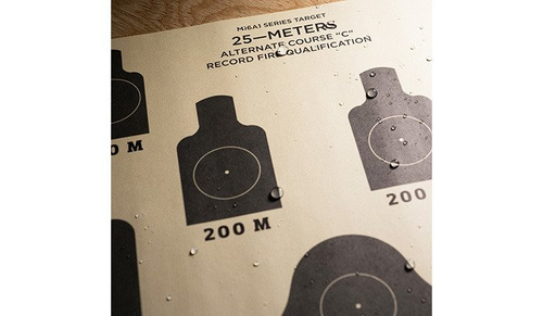 Rite in the Rain - Ziel 25 m - M16A1 Alt. Kurs 'C' - 10 Stück - 9127X