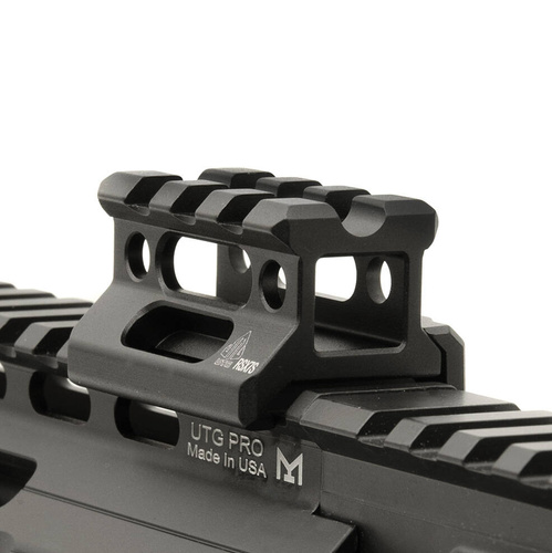 Leapers - Riser UTG Super Slim 3 Schlitz - 0.75" - Schwarz - MT-RSX7S