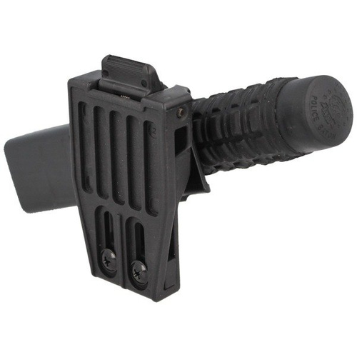 ESP - Gehärteter, erweiterbarer Schlagstock mit Halter - 16" - Extra griffiger Griff - Schwarz - ExB-16H BLK BH-54