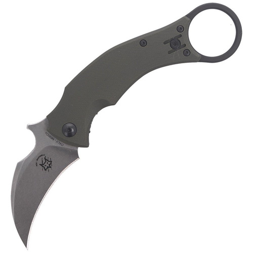 FOX - Black Bird Karambit von Bastinelli - OD / Stone Washed - FX-591 OD - Klappmesser