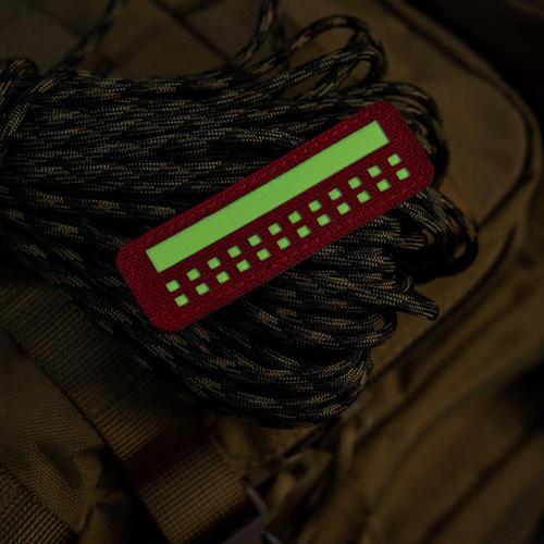 M-Tac - Aufnäher - Flagge von Polen - Fluoreszierend - Pixel / Rechteck - Rot - 51005233