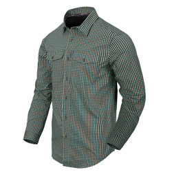 Helikon - Shirt Covert Concealed Carry - Savage Green Checkered - KO-CCC-CB-C1