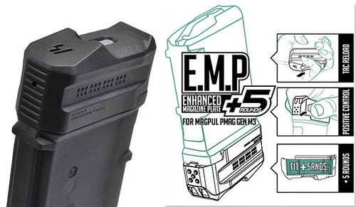 Strike Industries - Erhöhte Magazinplatte +5 PMAG M3 - FDE - SI-EMP+5-FDE