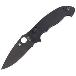 Spyderco - Manix™ 2 XL G-10 Schwarz / Schwarz Klinge Messer - C95GPBBK2