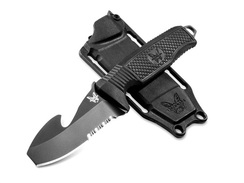 Benchmade - Taktisches Messer 112SBK-BLK H2O Fixed - N680 - Schwarz - 112SBK-BLK