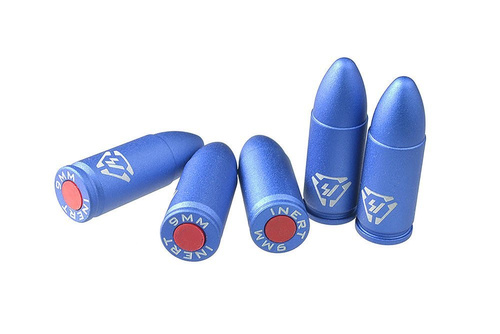 Strike Industries - Aluminium-Attrappe Runde - 9x19mm Para - SI-DR-AL-9MM-BLU