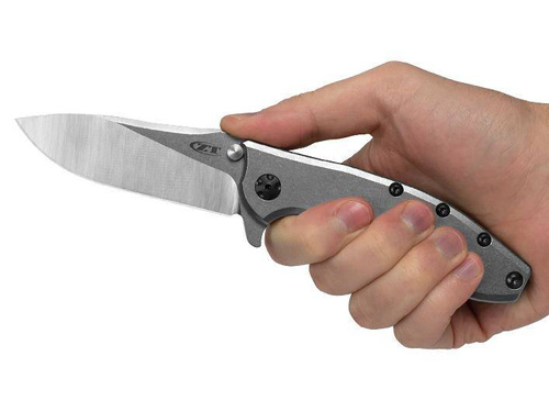 Zero Tolerance - Klappmesser ZT Hinderer 0562TI - CPM 20CV - Grau - 0562TI