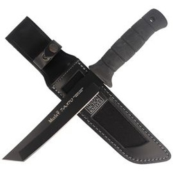 Muela - Taktisches Messer - X50CrMoV15 - Schwarz - TANTO-19N