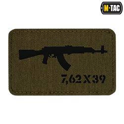 M-Tac - AKM 7,62 x 39 Lasergeschnittener Aufnäher - Ranger Green/Schwarz - 51110232