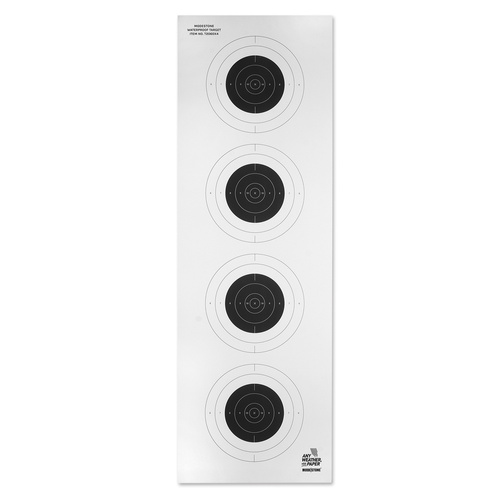 Modestone - Wasserdichte Schießscheiben Snipers Target 4x - 600 x 200 mm - 10 Stück - T2060X4
