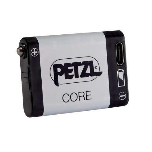 Petzl - Wiederaufladbarer Akku Li-Ion CORE 2 für Hybrid-Taschenlampen - 1250 mAh - USB-C - E099EB00