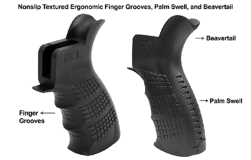 UTG - Ergonomischer Pistolengriff für AR-15 - Schwarz - RBUPG01B