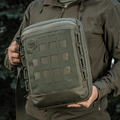 M-Tac - Laser Cut Hex Umhängetasche - Cordura - Ranger Green - 10241023