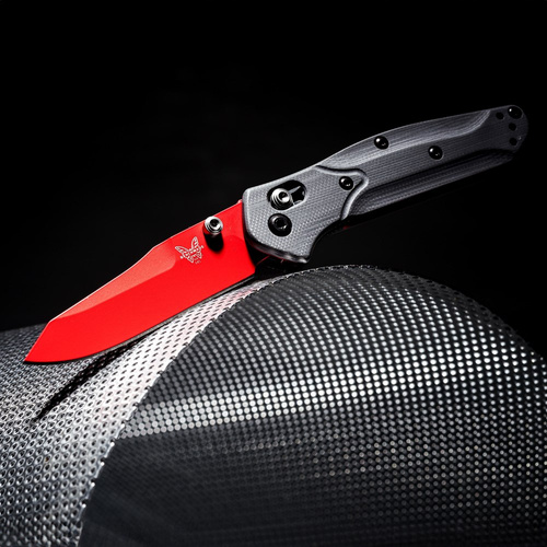 Benchmade - Taktisches Messer 945RD-2401 Mini Osborne LE - CPM-S90V - Rot - 945RD-2401