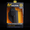 MFT - IWB Innenholster für Glock 17, 22 Pistole - Schwarz - HGL17AIWBA-BL