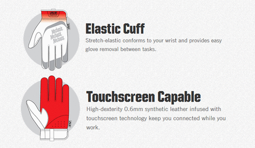 Mechanix - Taktische Handschuhe FastFit - Schwarz / Grau - MFF-05