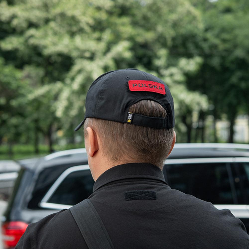 M-Tac - Aufnäher Polen 25x80 - Laserschnitt - Rot / Schwarz - 51004133