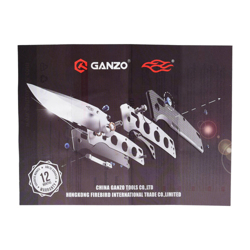 Ganzo - Firebird G768PT-GR Klappmesser - D2 - Grau - G768PT-GR