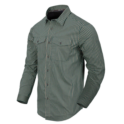 Helikon - Shirt Covert Concealed Carry - Savage Green Checkered - KO-CCC-CB-C1 - Helikon Hemden